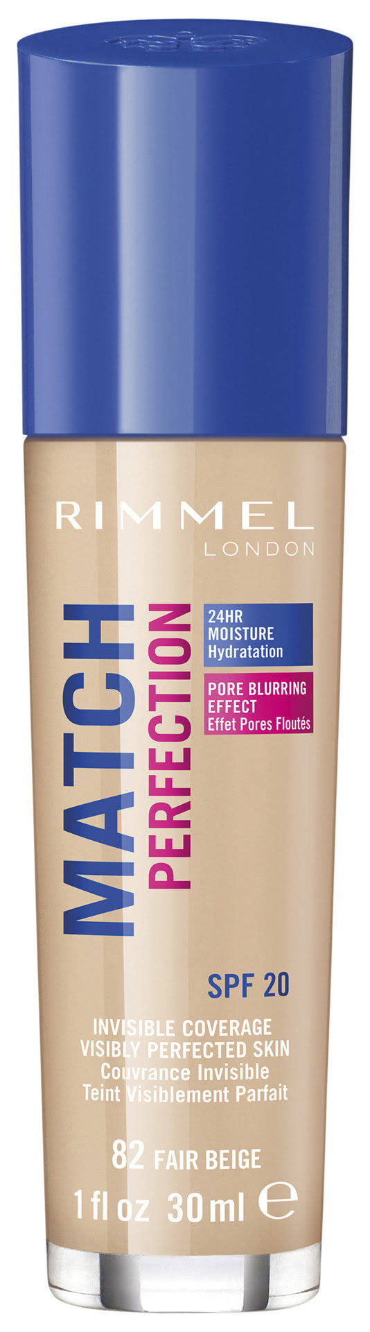 Rimmel Match Perfection Foundation, Fair Beige, 30 ml