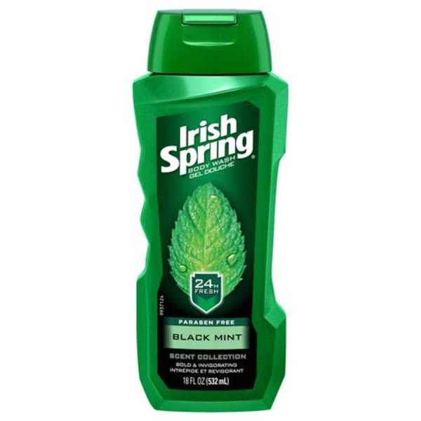 Irish Spring Black Mint Body Wash - 18 fl oz