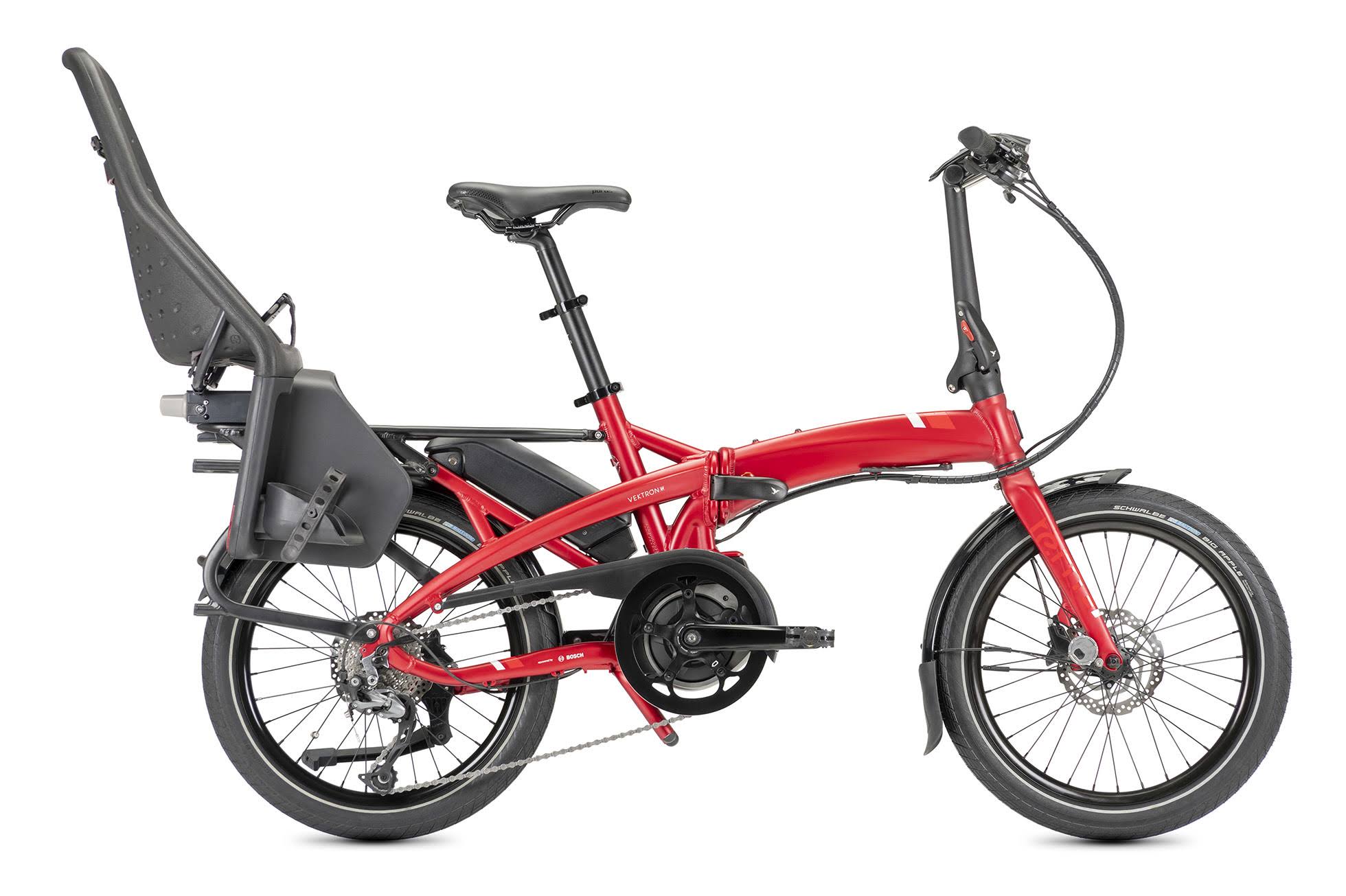 Tern Vektron Q9 Electric Folding Bike Red