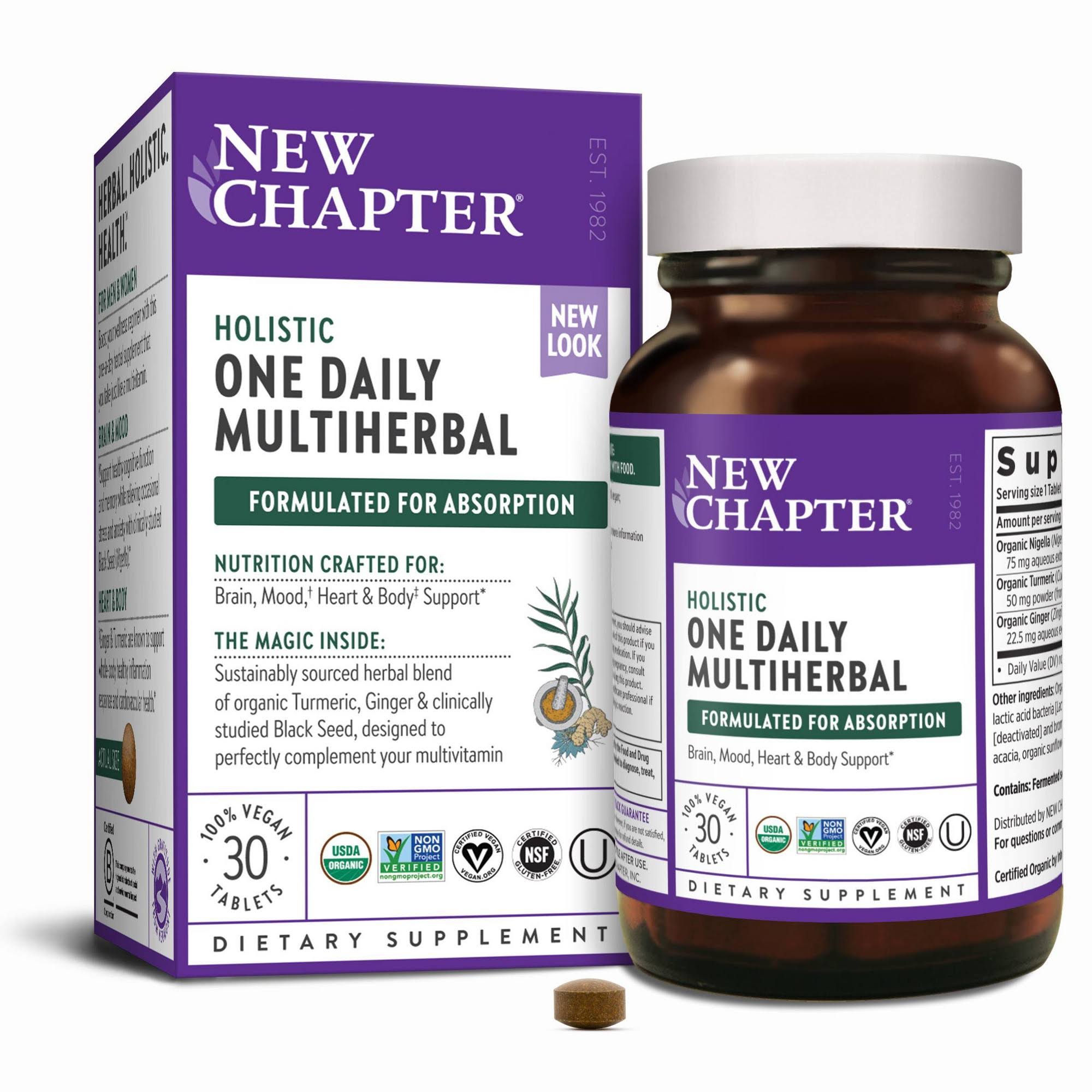 MultiHerbal One Daily 30 Tabs by New Chapter