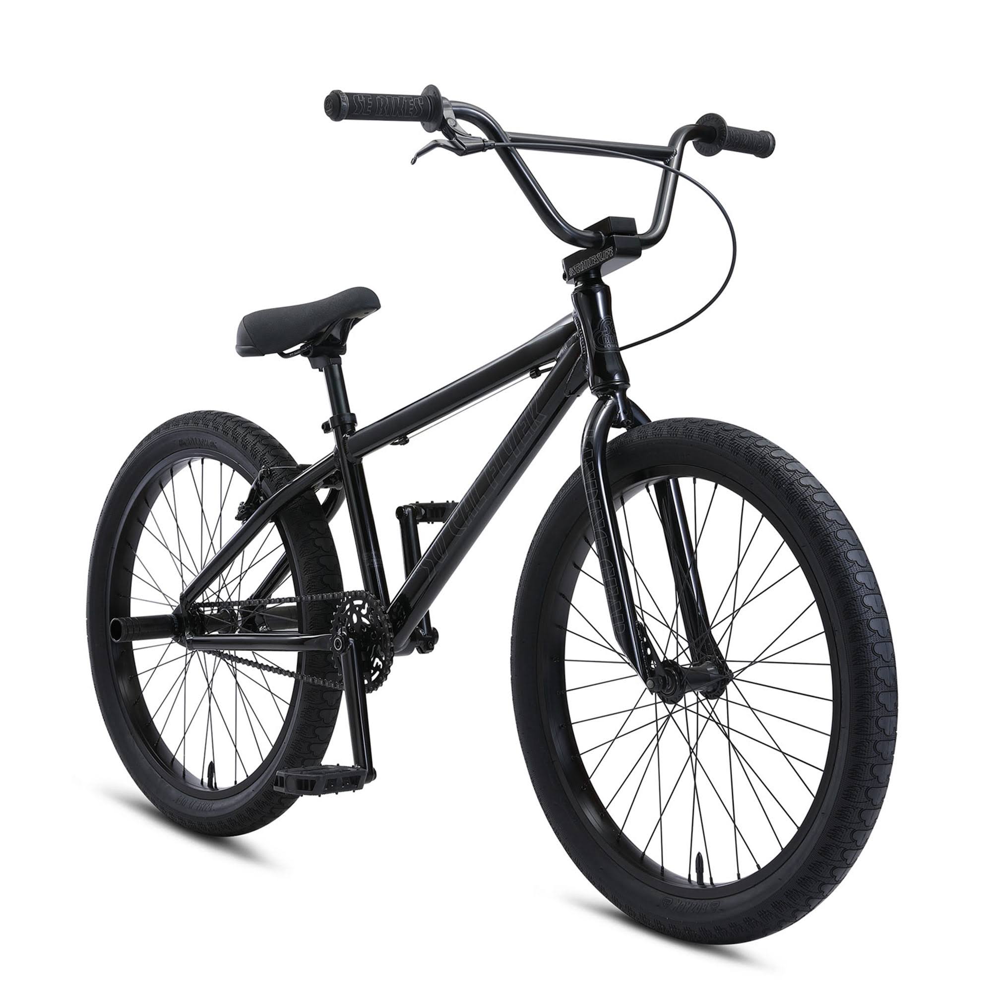 SE Bikes So Cal Flyer 24" BMX Bike Stealth Mode Black