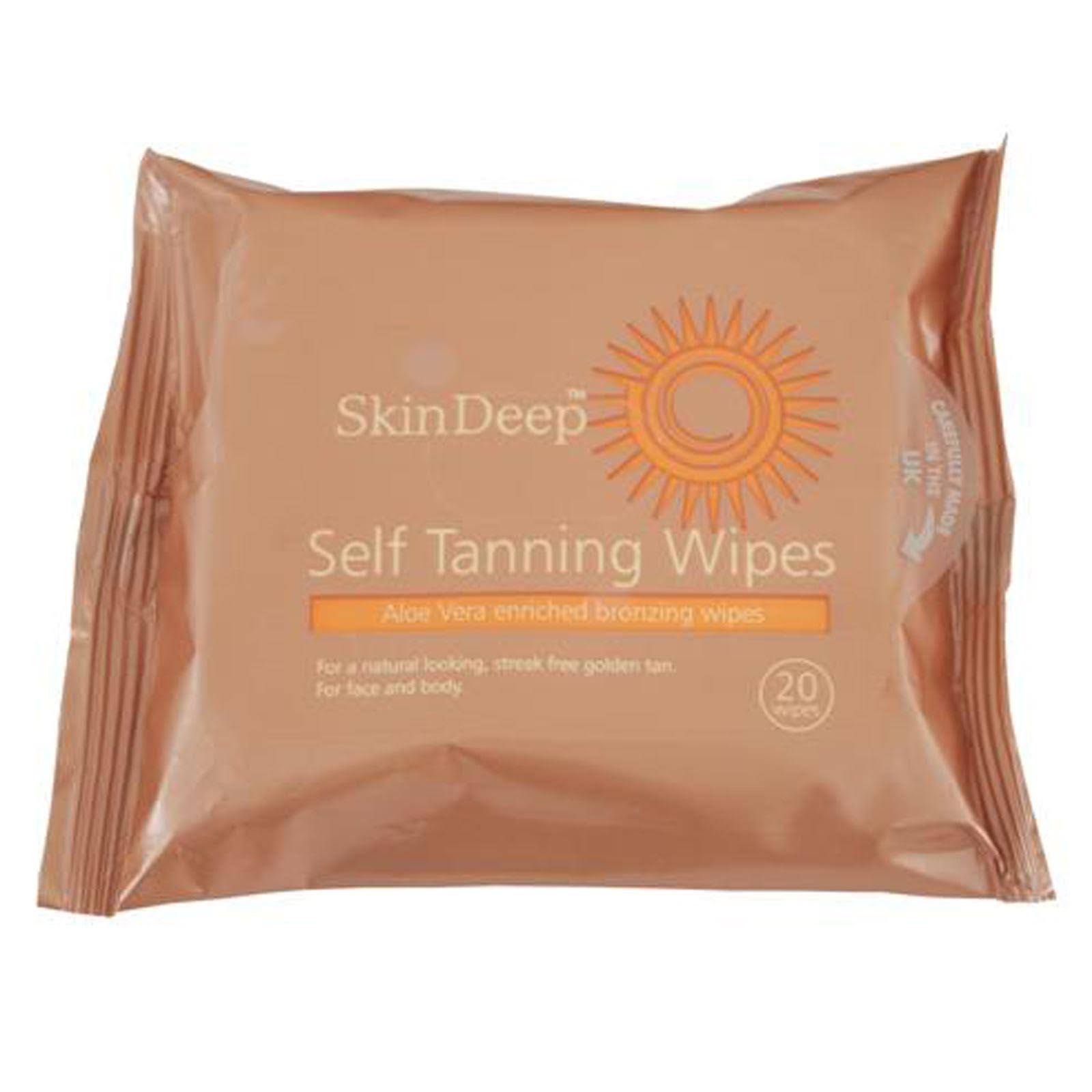 Skindeep Self Tanning Wipes - 20 Pack