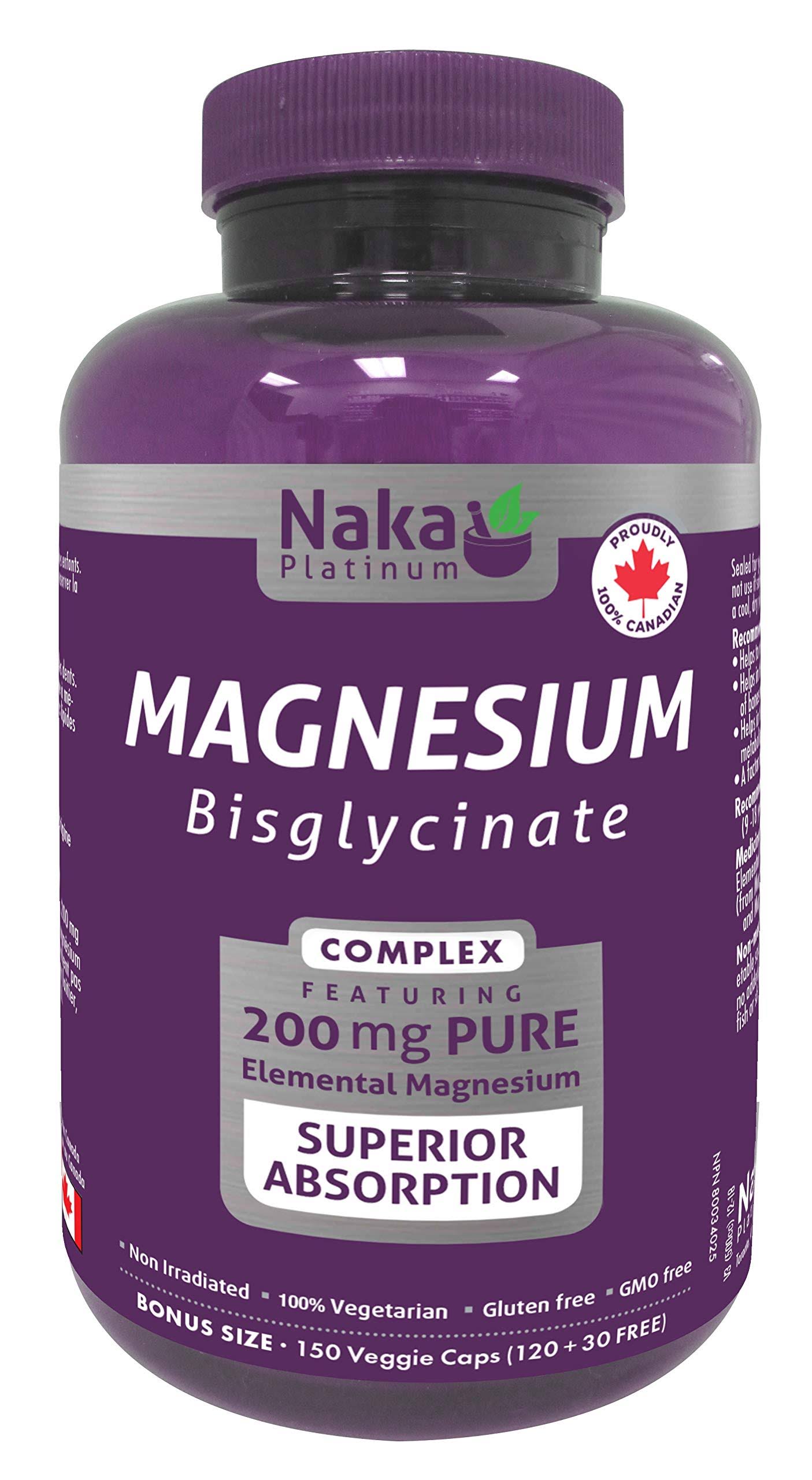 Naka Magnesium Bisglycinate 200Mg 150 Caps