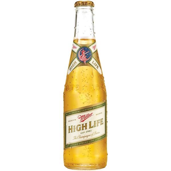 Miller High Life Beer - 12 oz