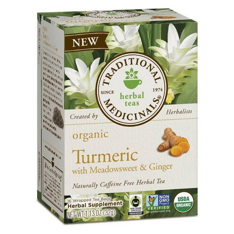 Traditional Medicinals Organic Turmeric Tea - 16 ct