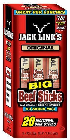 Jack Link’s Beef Sticks Original - Island Cove Market - Delivered by Mercato