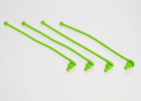 Traxxas 5753 Body Clip Retainers - Green, Set of 4