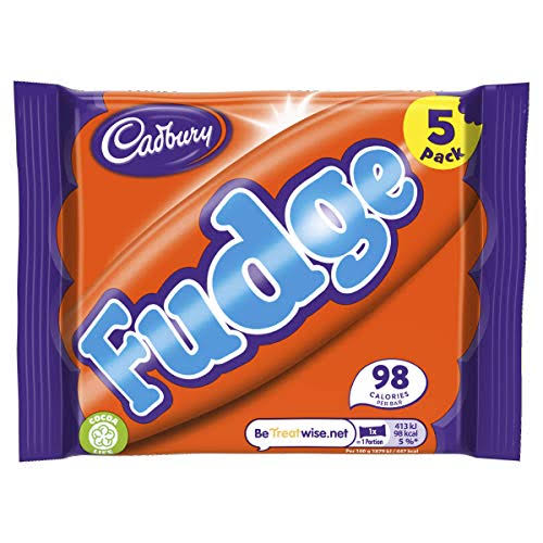 Cadbury Fudge 5 Pack Delivered to Australia