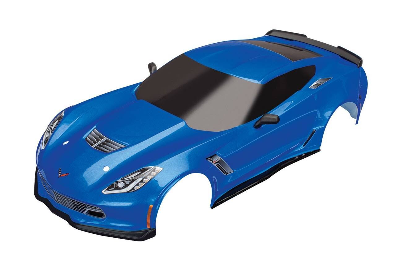 Traxxas 8386X Body Chevrolet Corvette Z06 Body - Blue
