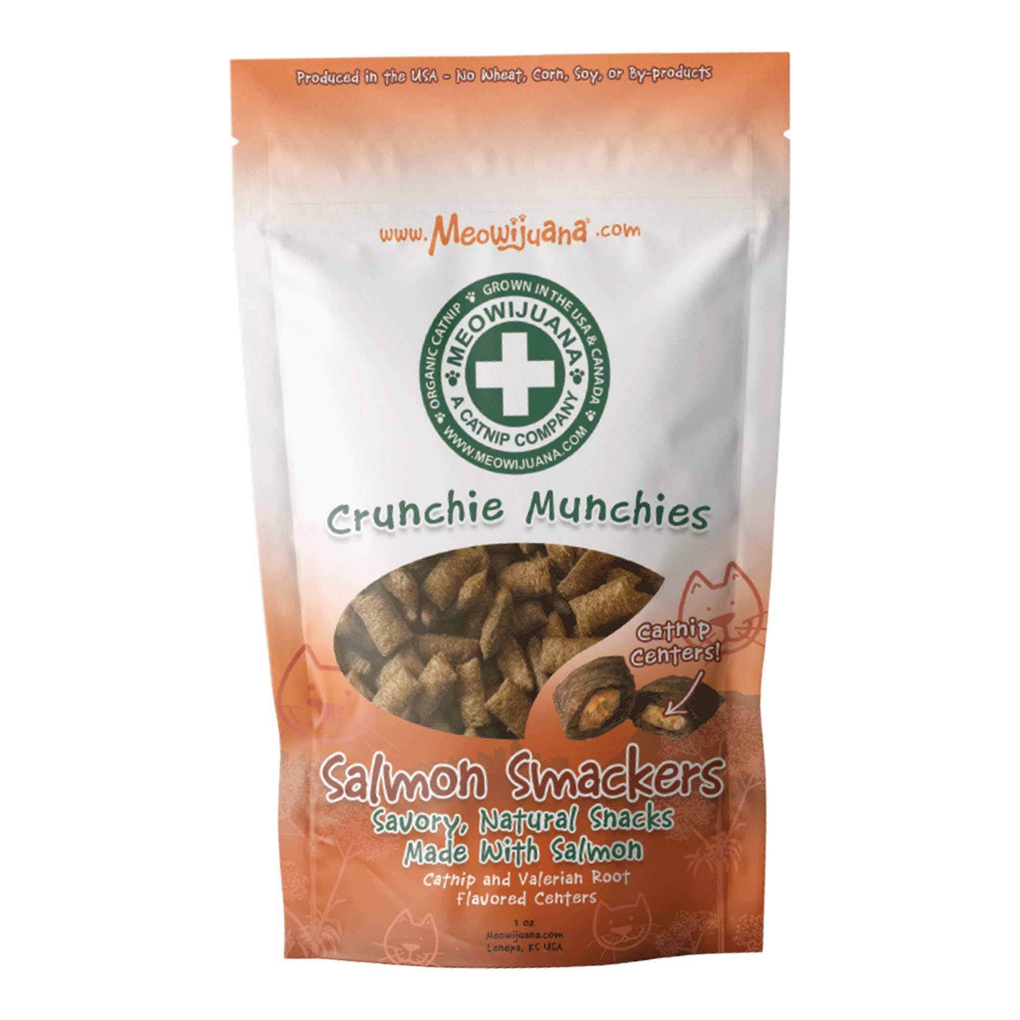 Meowijuana Crunchie Munchie Cat Treats Salmon (3 oz)