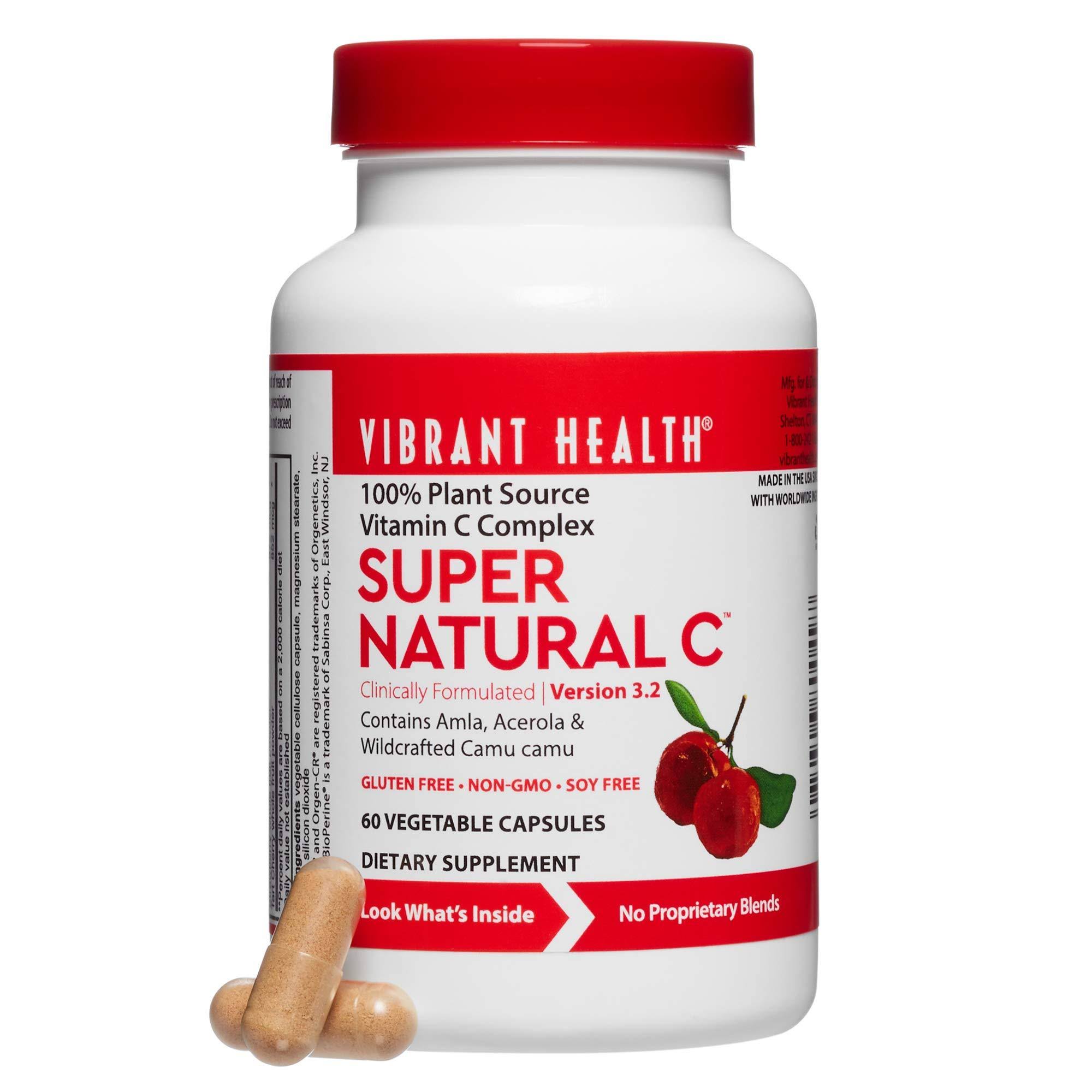 Vibrant Health Super Natural C Supplement - 60 Vegetable Capsules