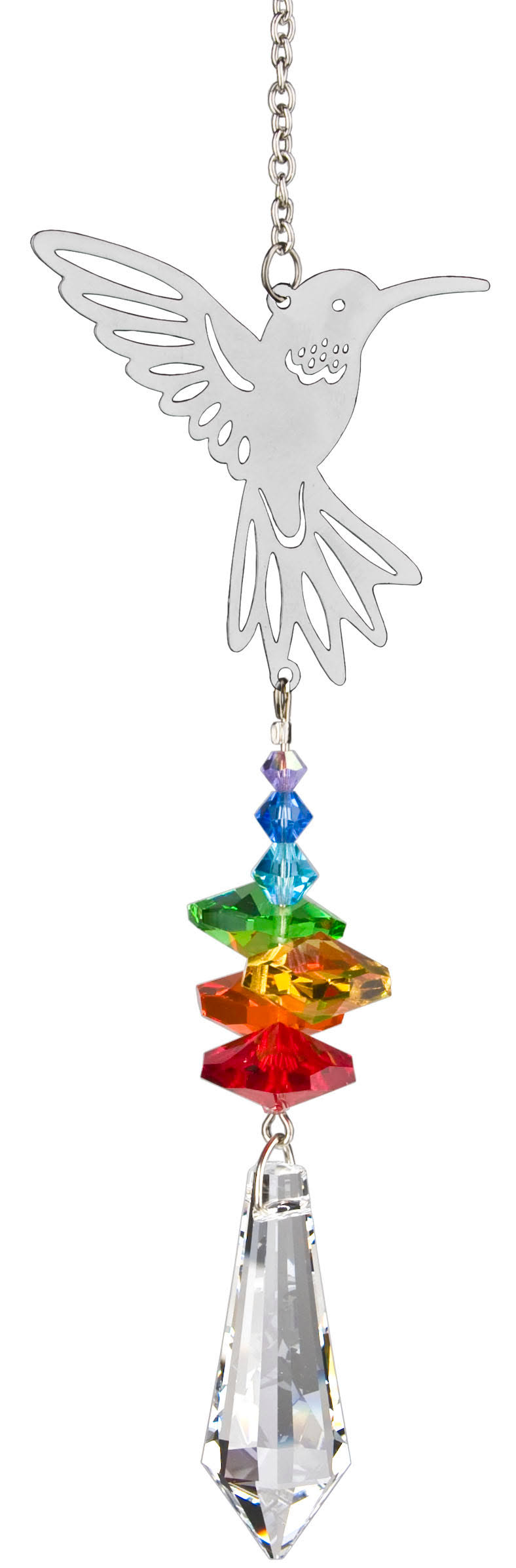 Woodstock Hummingbird Crystal Fantasy Chime - 10"