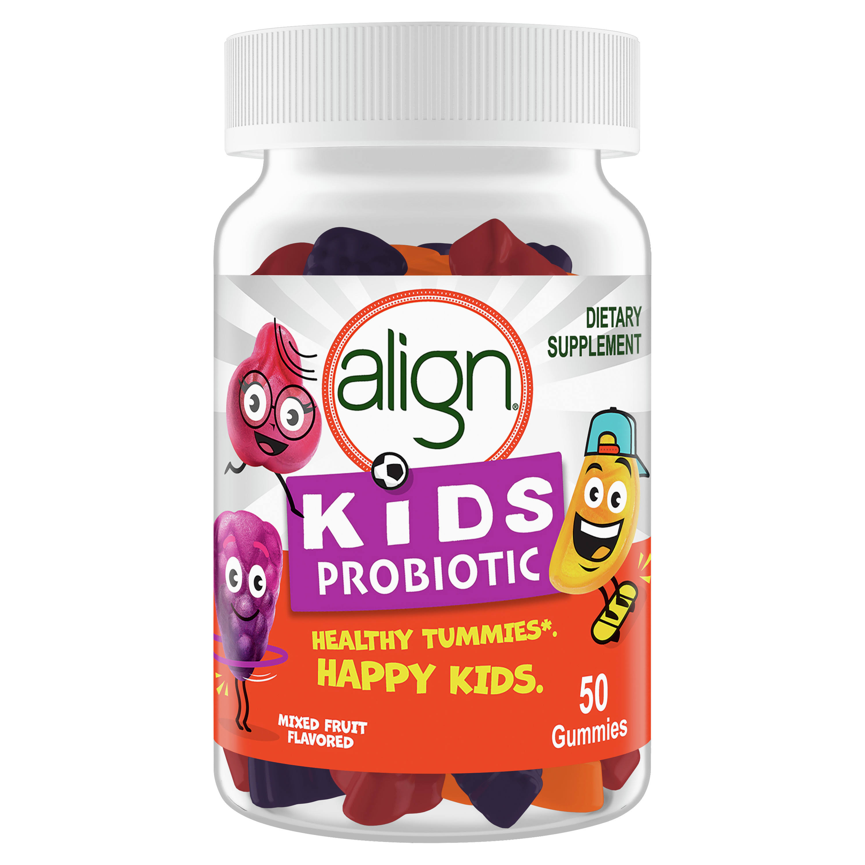 Kid's Probiotic Mixed Fruit Flavor 50 Gummies