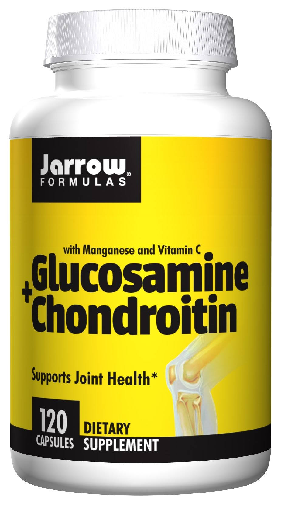 Jarrow Formulas Glucosamine + Chondroitin Combination Dietary Supplement - 120 Capsules