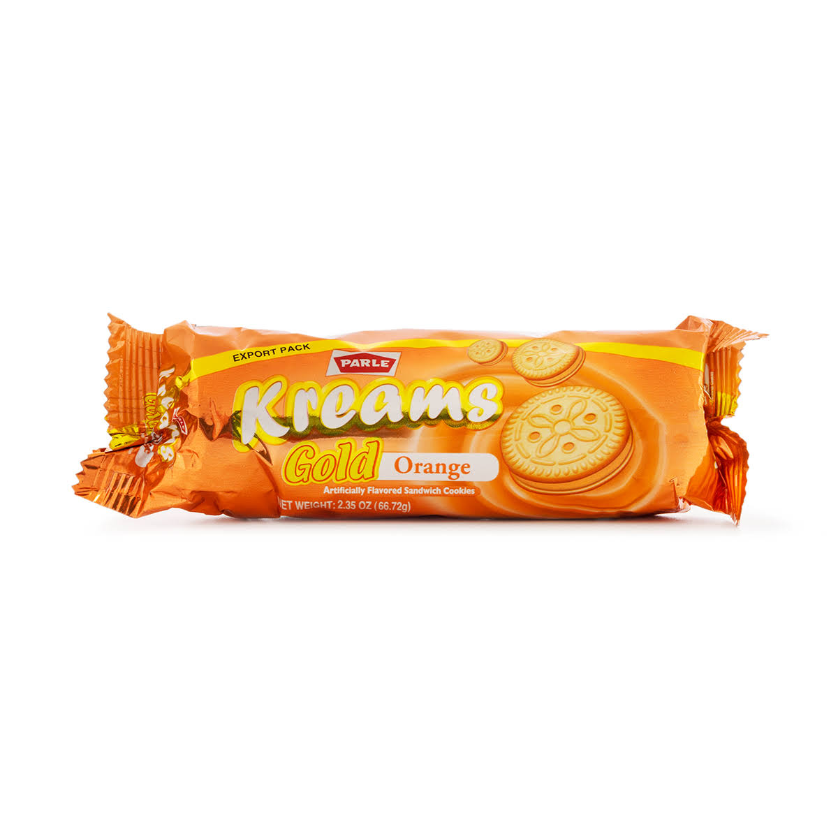 Parle Kreams Gold Orange Cookies - 70g