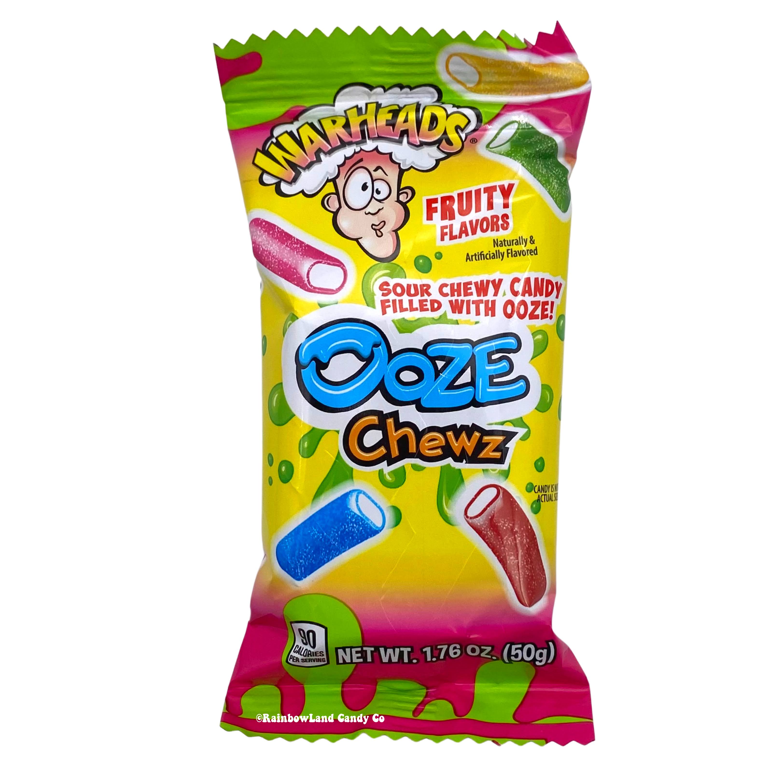 Warheads Candy, Fruity Flavor, Ooze Chewz - 1.76 oz