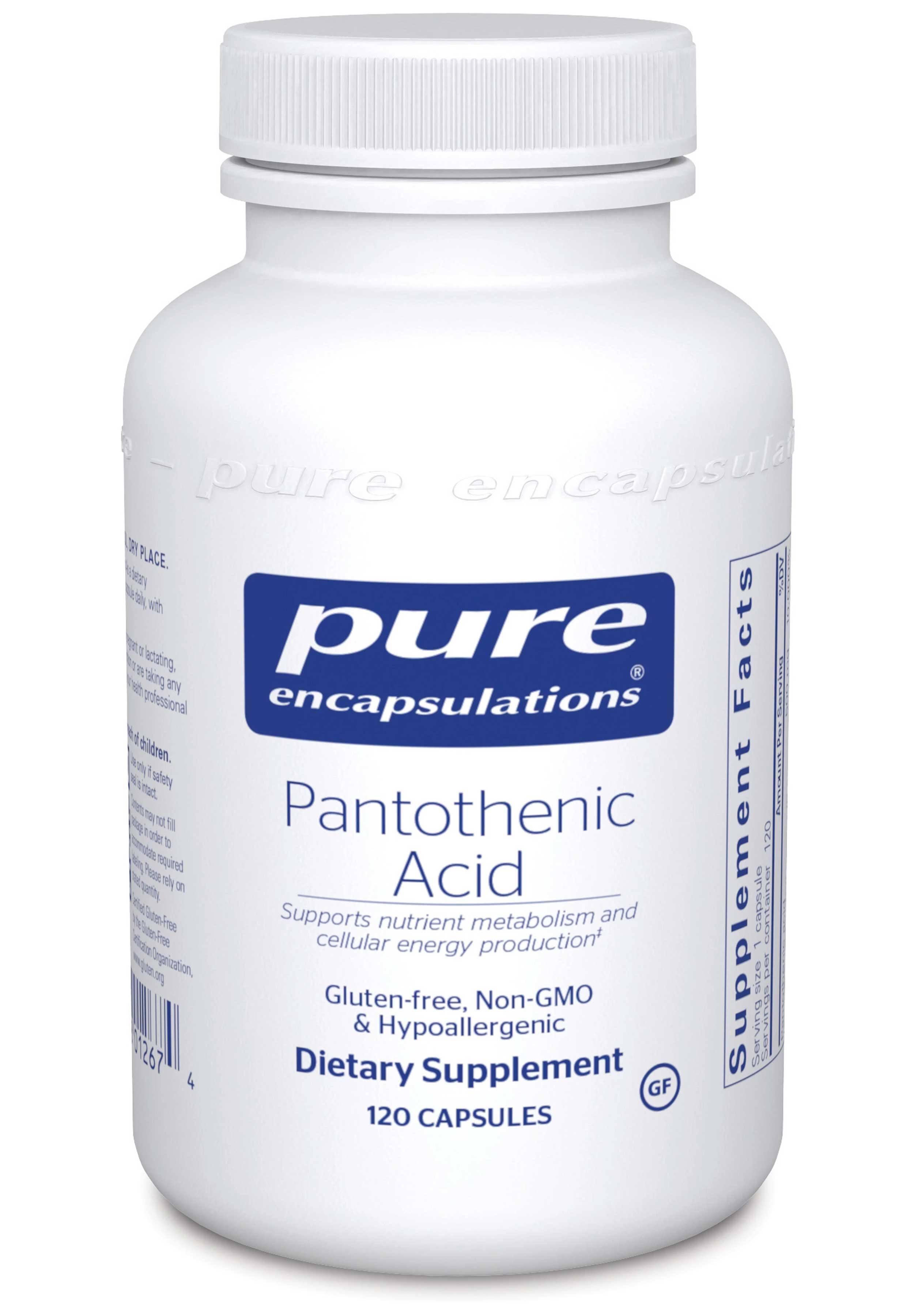 Pure Encapsulations - Pantothenic Acid - 120 Capsules