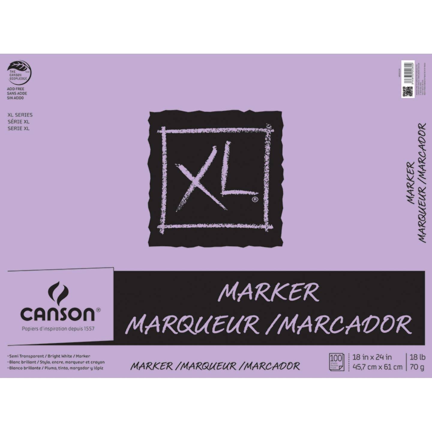 Canson XL Series Marker Pad - 50 Sheet