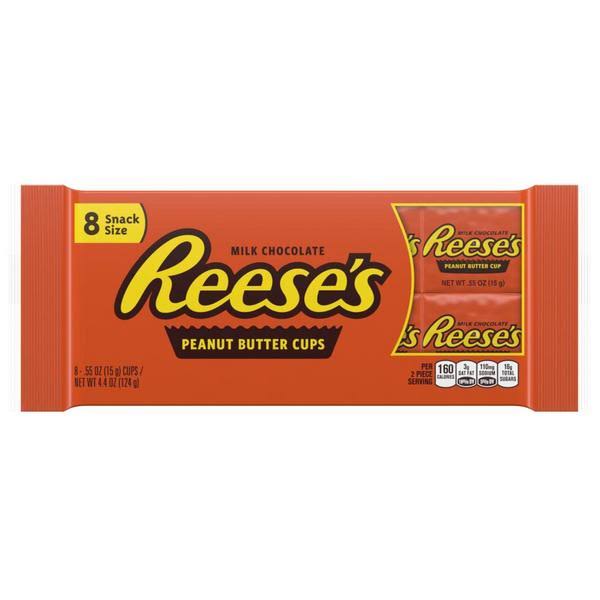 Reese's Peanut Butter Cups Milk Chocolate - 8ct