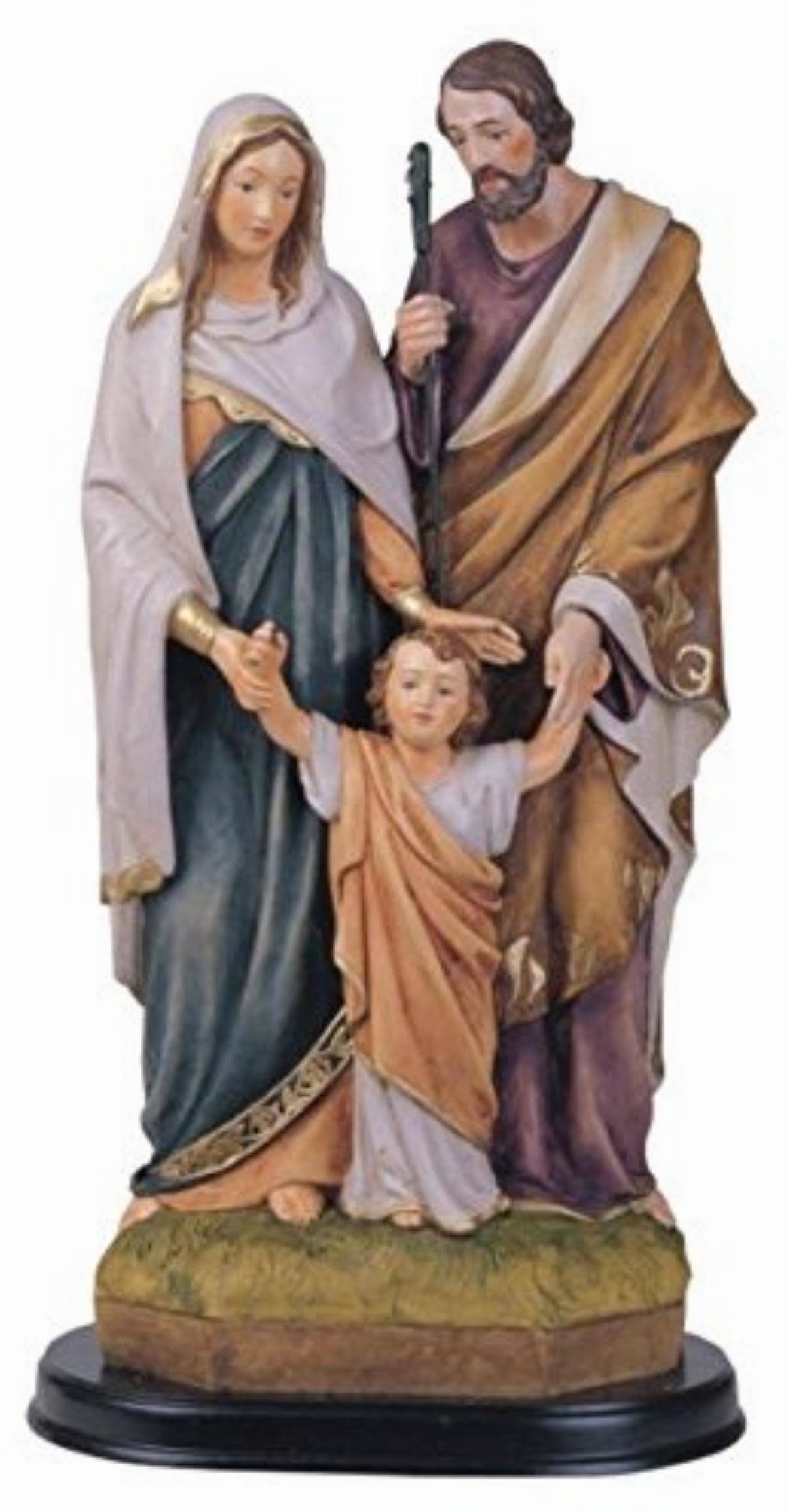 George S. Chen Imports SS-G-212.07 Holy Family Jesus Mary Joseph Religious Figurine Decoration, 12"