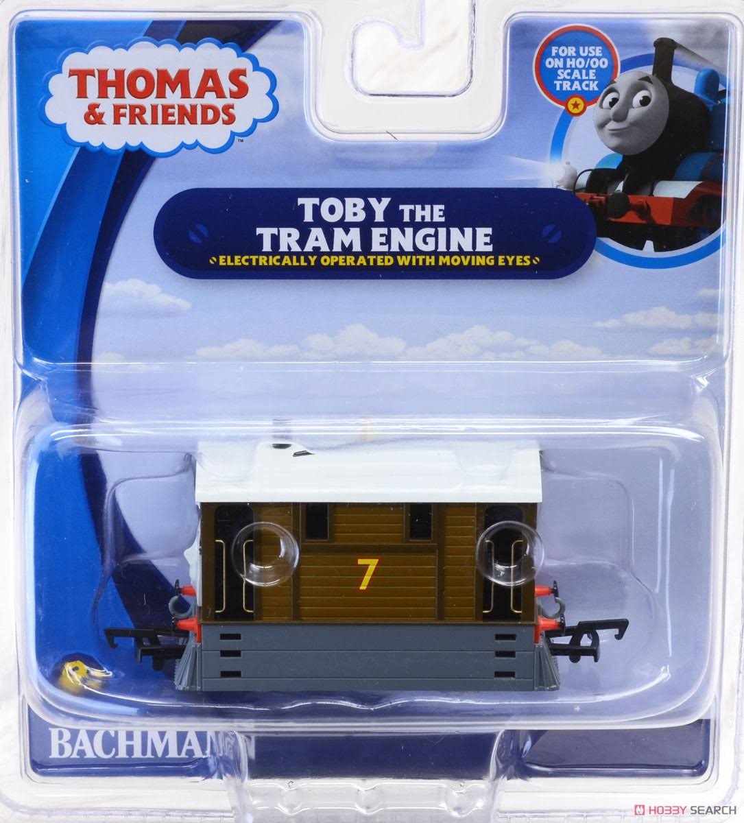 Bachmann Thomas and Friends Toby The Tram Engine Locomotive with Moving Eyes, HO Scale Train