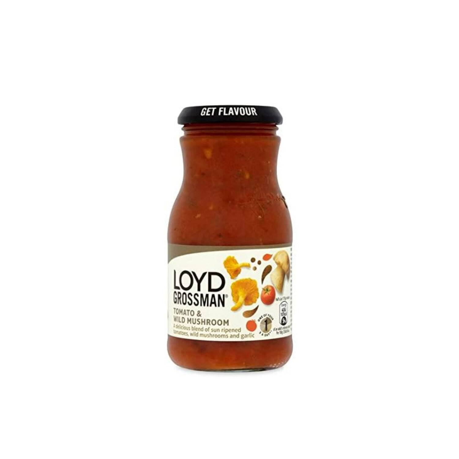 Loyd Grossman Sauce - Tomato and Wild Mushroom, 350g