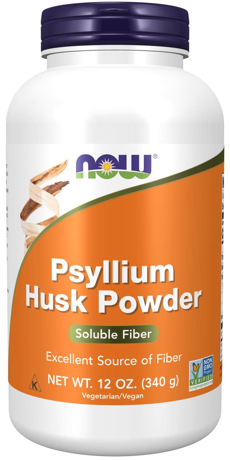Now Foods Psyllium Husk Powder Supplement - 340g