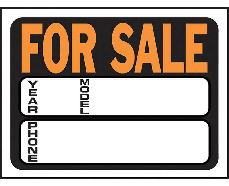 Hy-ko Auto For Sale Sign