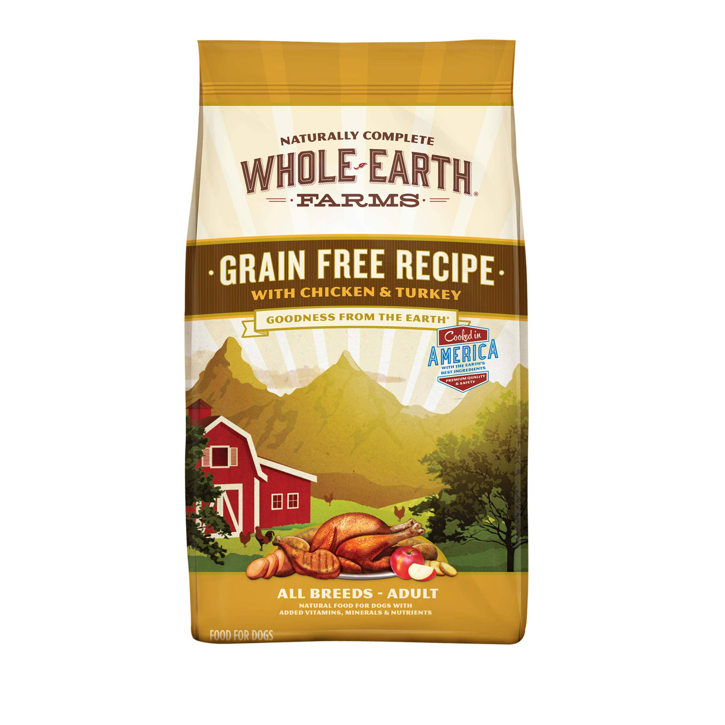 Merrick Whole Earth Farms Dry Dog Food - Grain Free Recipe With Chicken & Turkey