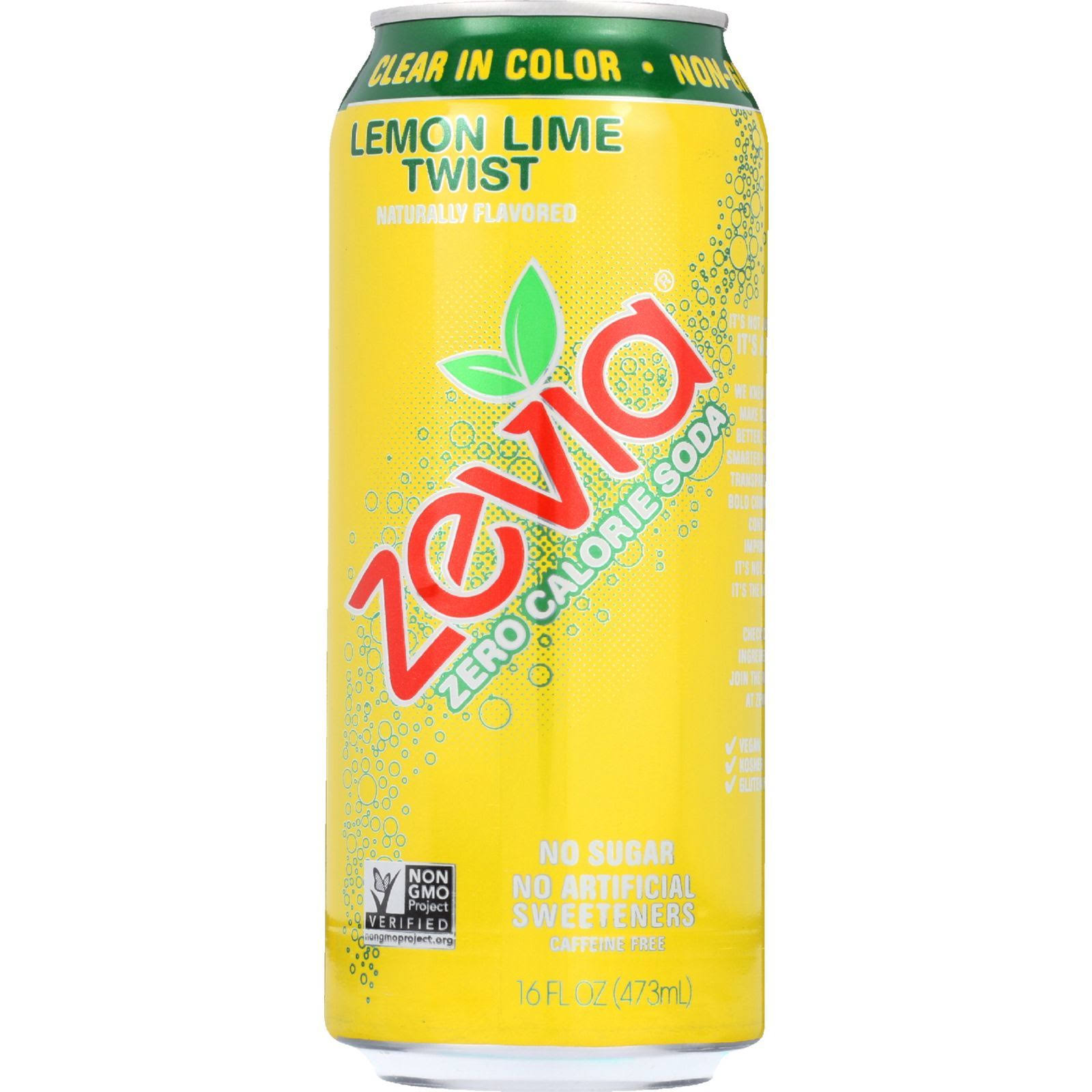 Zevia Zero Calorie Soda - Lemon Lime