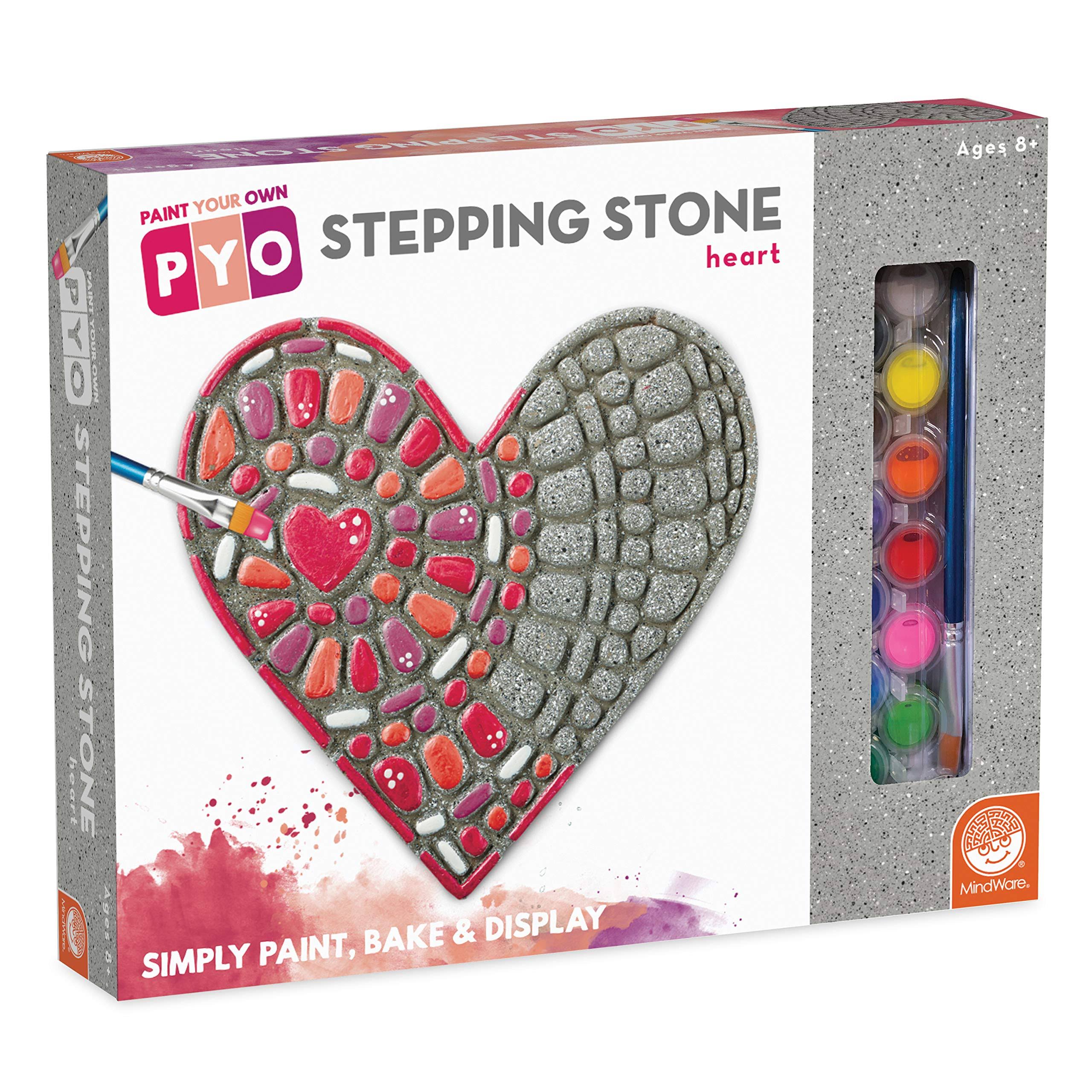 MindWare Paint Your Own Heart Stepping Stone