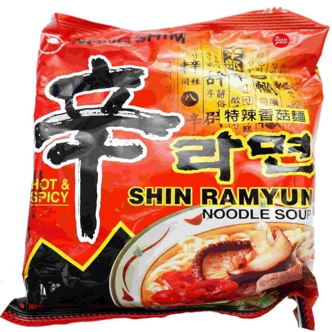 Nongshim Gourmet Spicy Shin Ramyun Noodle Soup - 4.2oz