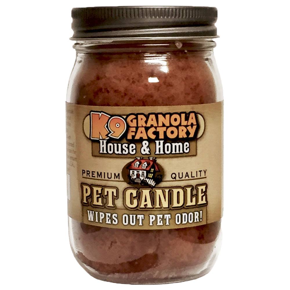 K9 Granola Factory Stinky Dog Pet Odor Eliminator Candle, 16-oz Jar