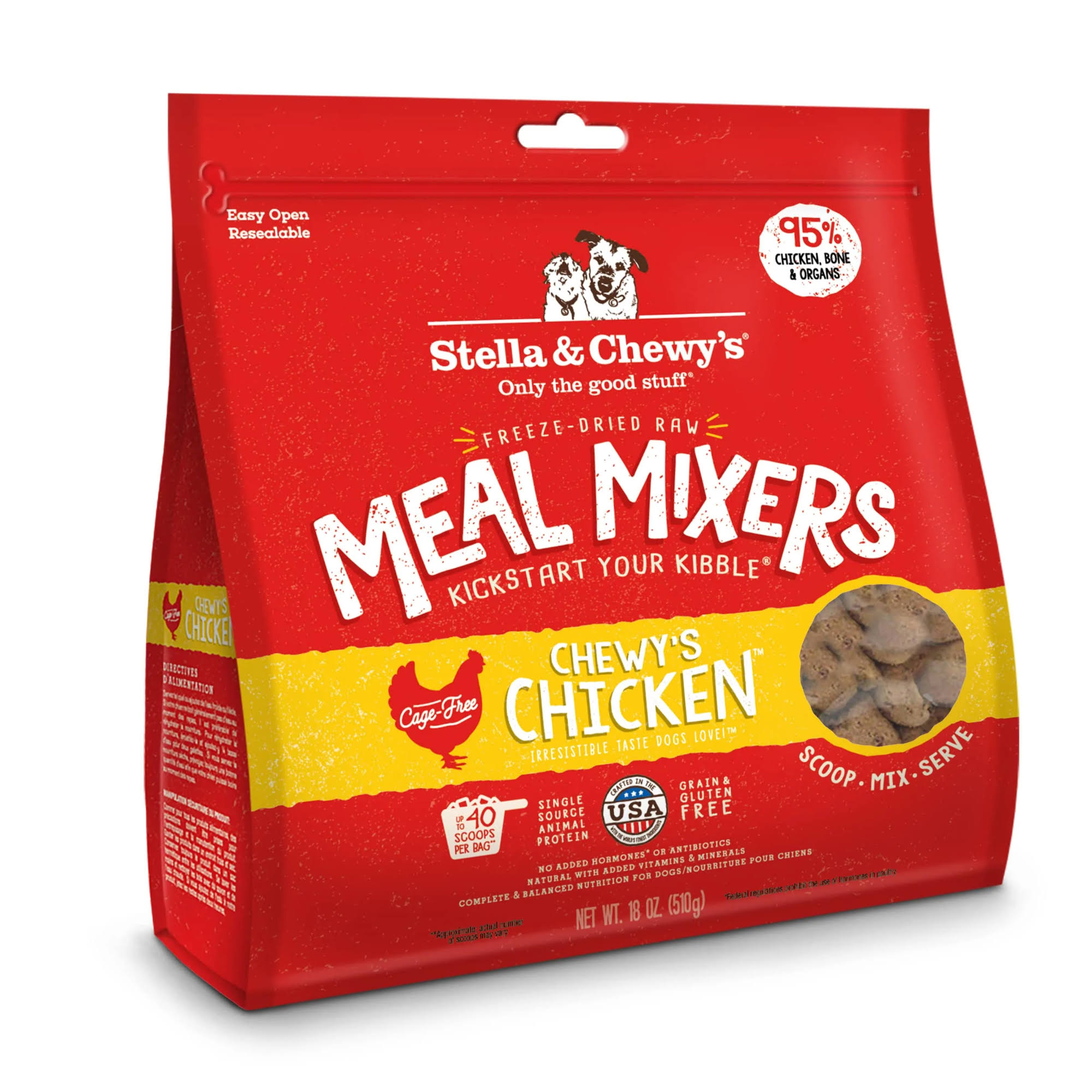 Stella and Chewy's Dog Food - Chicken Meal Mixers, 18oz