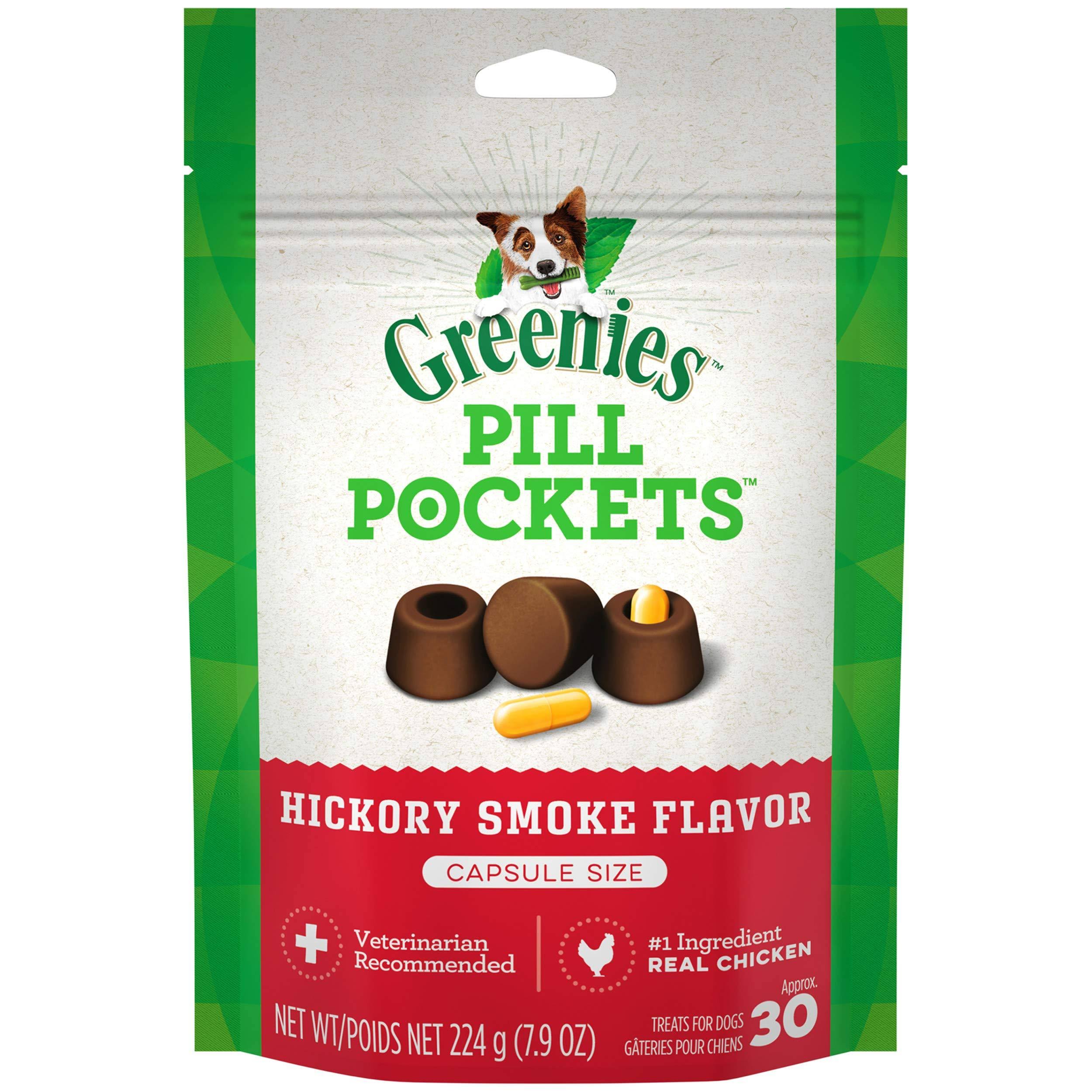 Greenie Pill Pockets - Hickory Smoked, 30 Treats. 224g