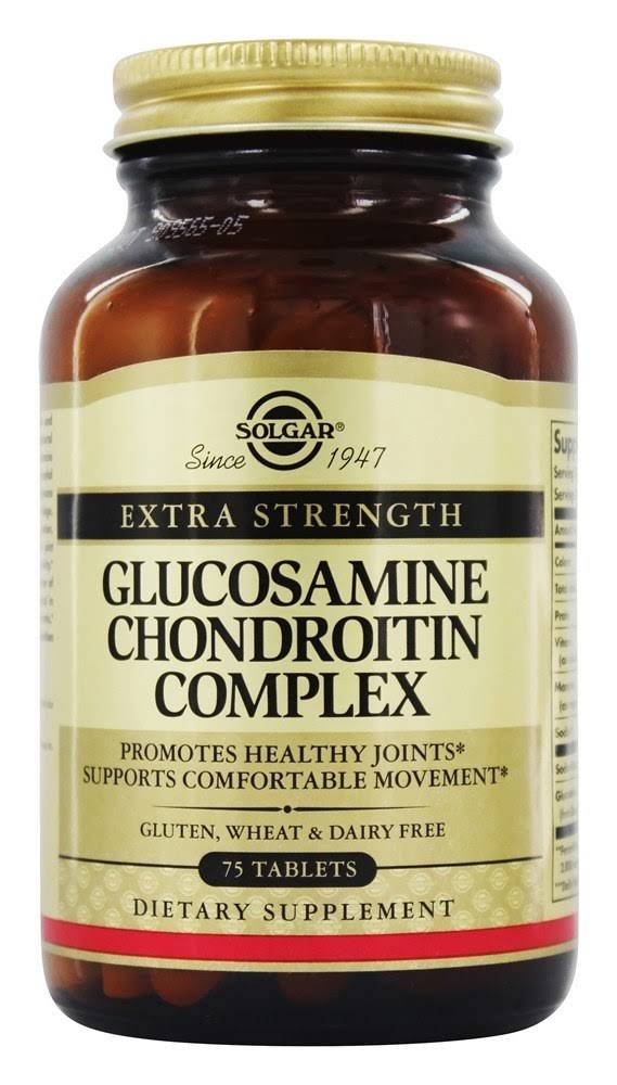 Solgar Extra Strength Glucosamine Chondroitin Complex - 75 Tablets