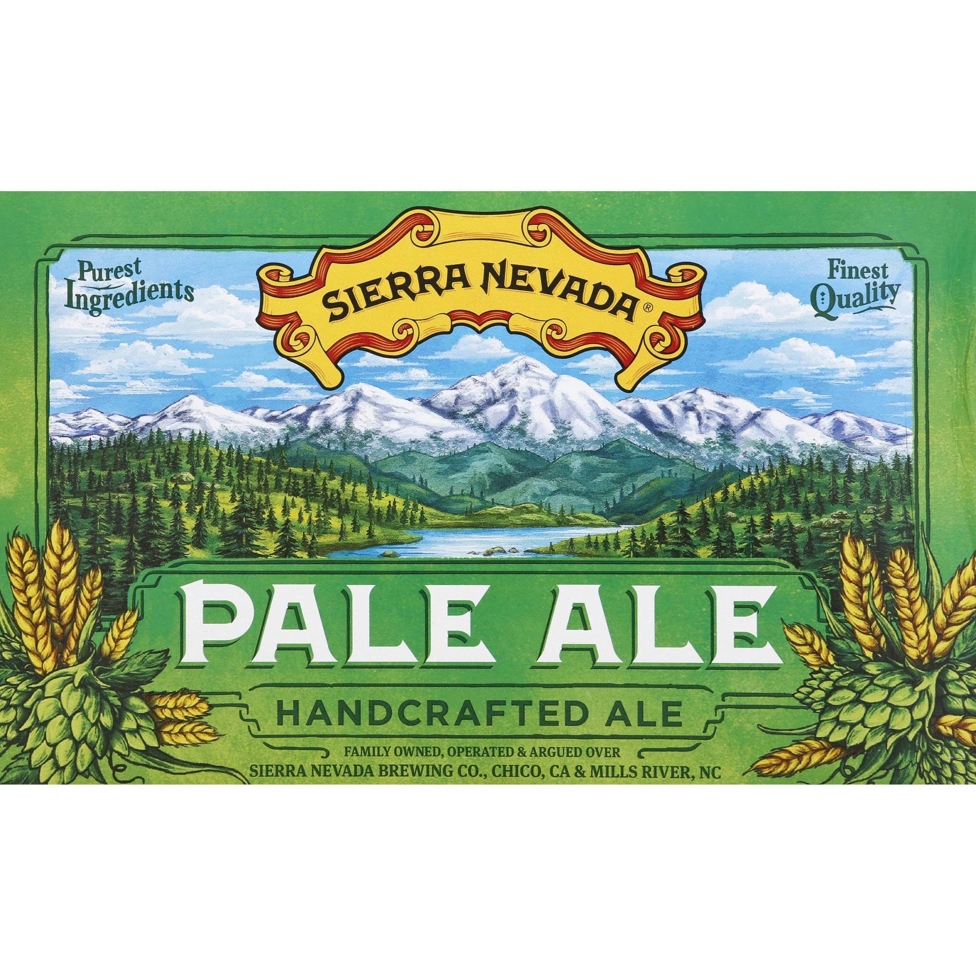 Sierra Nevada Beer, Pale Ale - 6 pack, 12 fl oz cans