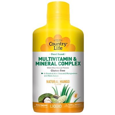 Country Life Liquid Multi Vitamin & Mineral Complex - Mango, 32oz