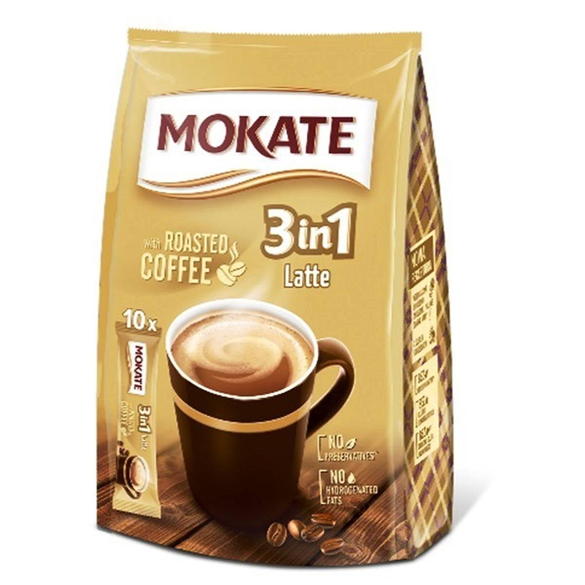 Mokate 3in1 Latte with Roasted Coffee 10 Sachets