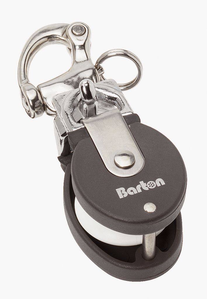 Barton Marine Small Snatch Block w/Stainless Snap Shackle