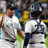 Cole no-hit bid into 8th, Yanks beat Rays 4-2 for 50th win