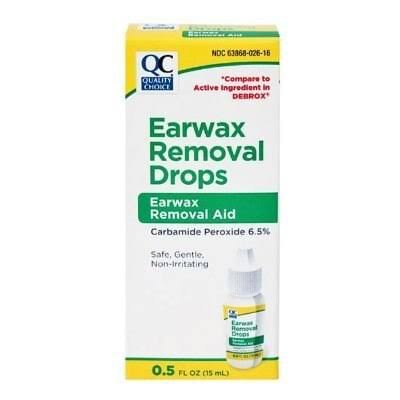 Quality Choice Earwax Removal Aid Drops 0.5 Ounce