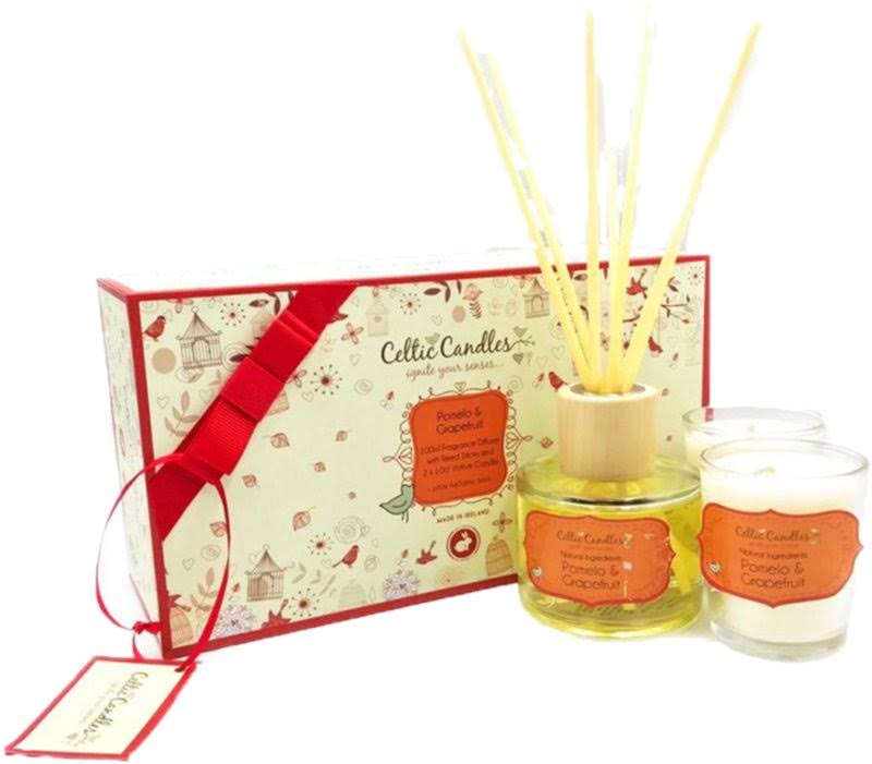 Celtic Candles Classic Pomelo Grapefruit Gift Set