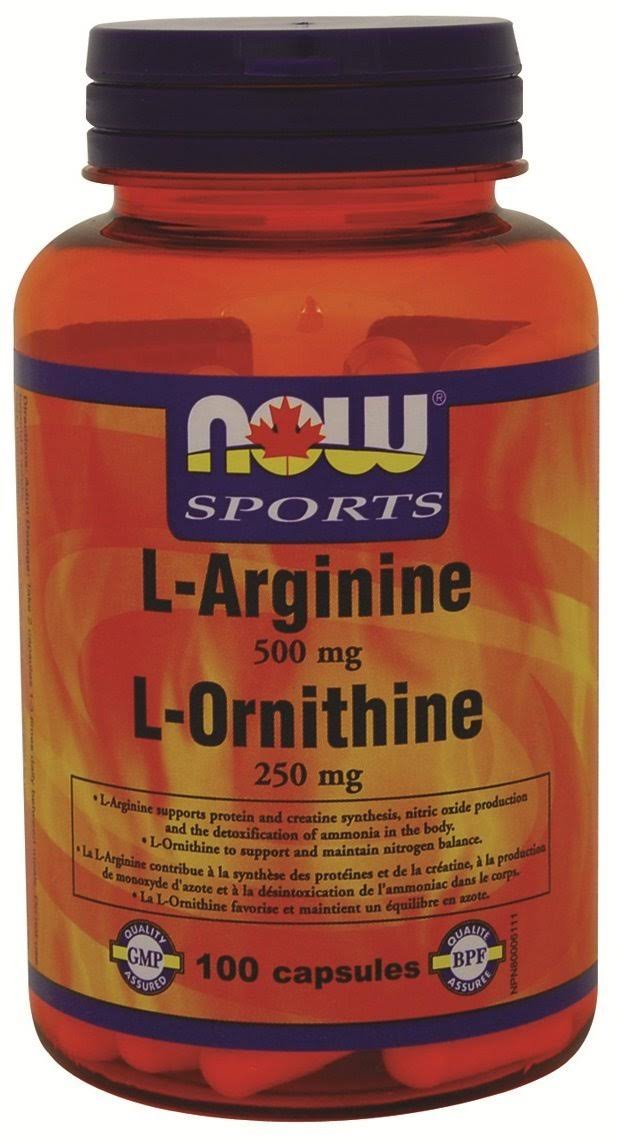 Now L-Arginine 500 mg - 100 Caps