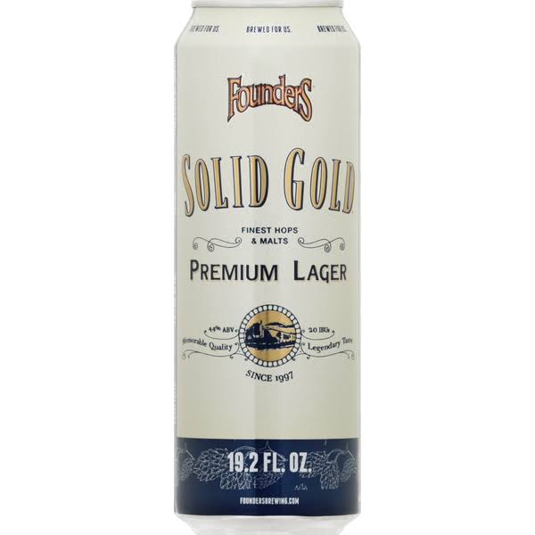 Founders Beer, Premium Lager - 19.2 fl oz