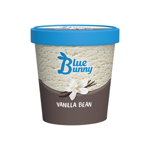 Blue Bunny Vanilla Bean Ice Cream , 14 fl oz