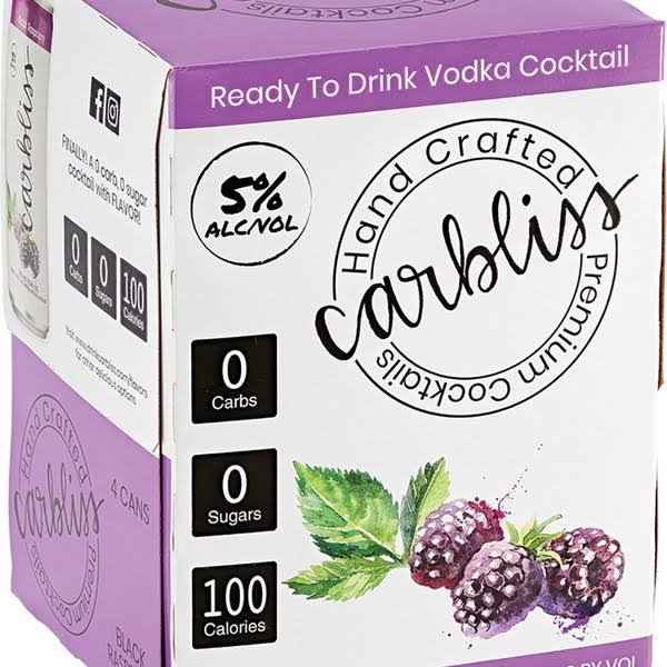 Carbliss Black Raspberry Vodka - 12 fl oz