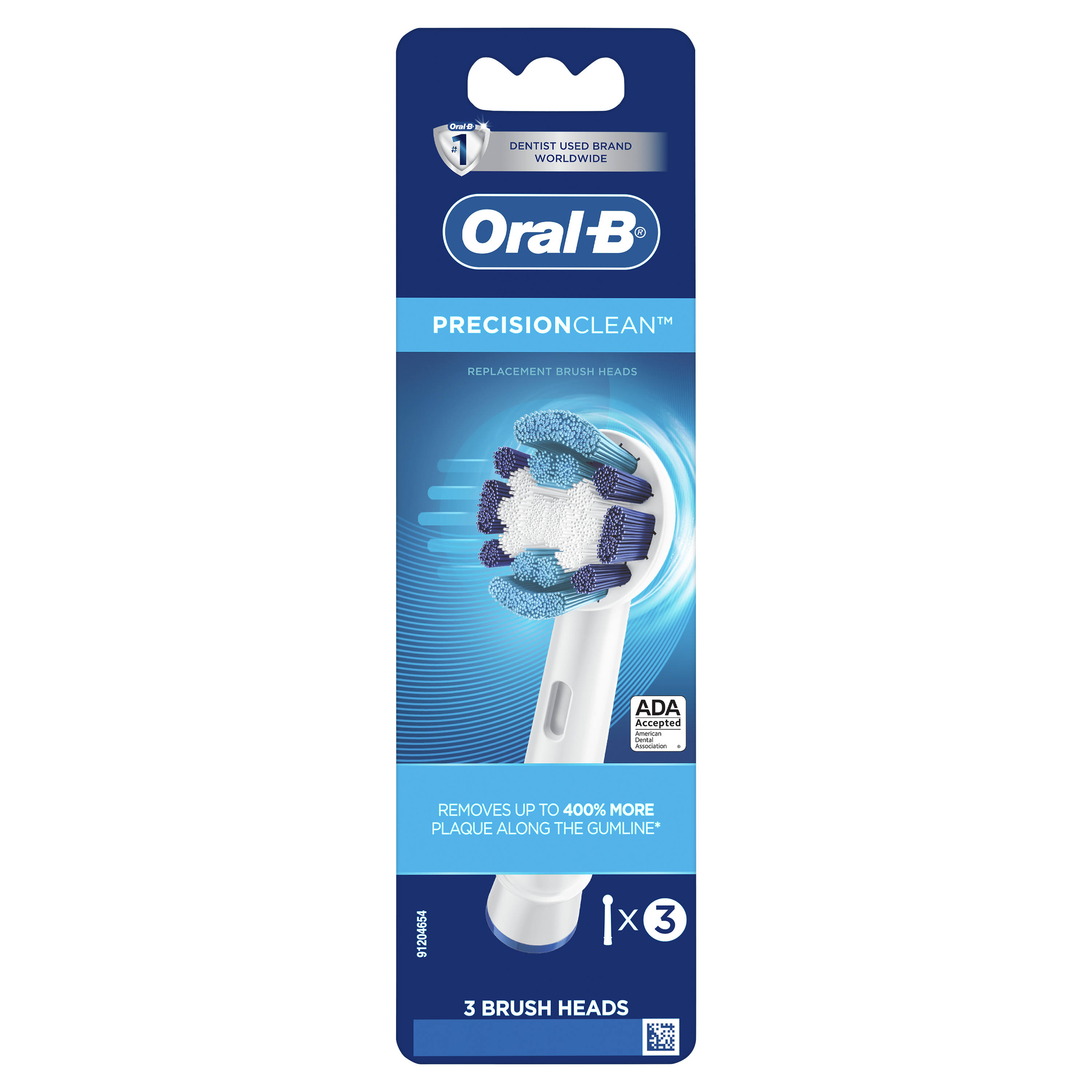 Oral-B Precision Clean Replacement Brush Heads - 3pk