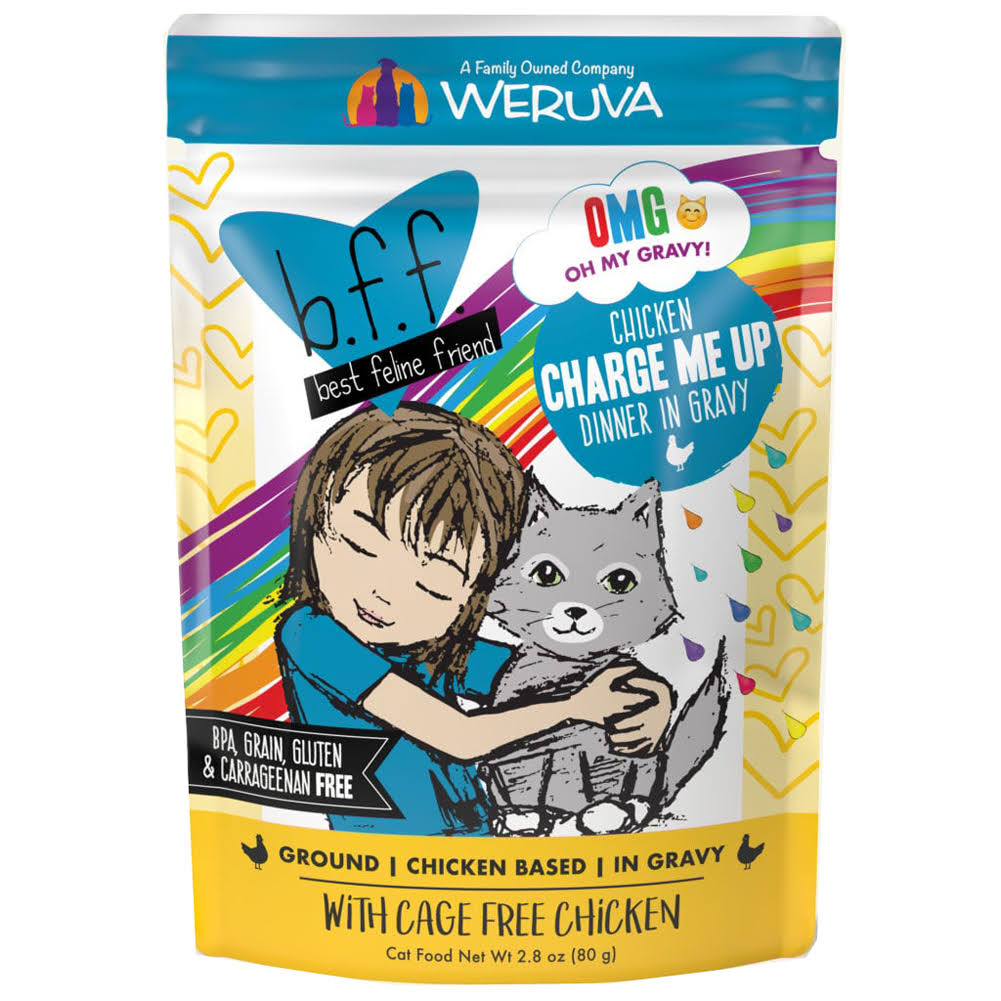 BFF Cat OMG Charge Me Chicken 3 oz. Pouch