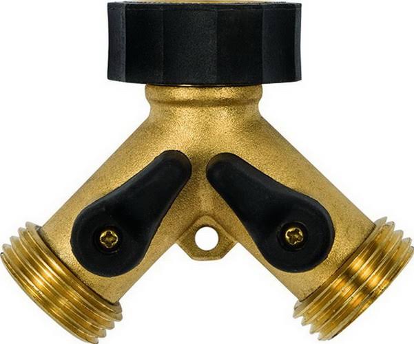 Gilmour 13 Brass 2-Way Connector